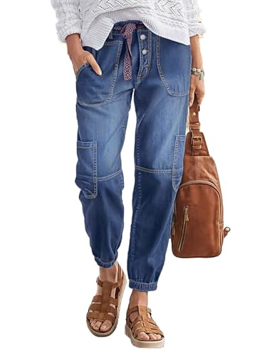 Flamingals Straight Leg Button Fly Jeans for Women