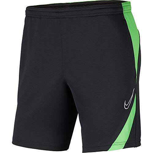 Tasche laterali Nike Academy Pro Knit - Pantaloncini da bambino, Unisex - Bambini, corto, BV6946-068, antracite/verde strike/bianco., 12-13 anni