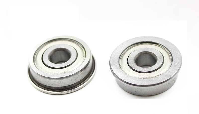 F688ZZ Flange Ball Bearings 8x16x5 mm Double Shielded Flanged Deep-groove Ball Bearings for NEMA 17 NEMA 23 MOTOR MOUNT PLATE 3D printer or Robotics or DIY Projects 2pc(F688zz 2pc)-image-3