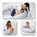Dilamababy Almohada Embarazada para Dormir Cojin Lactancia en Copos de Memory y...