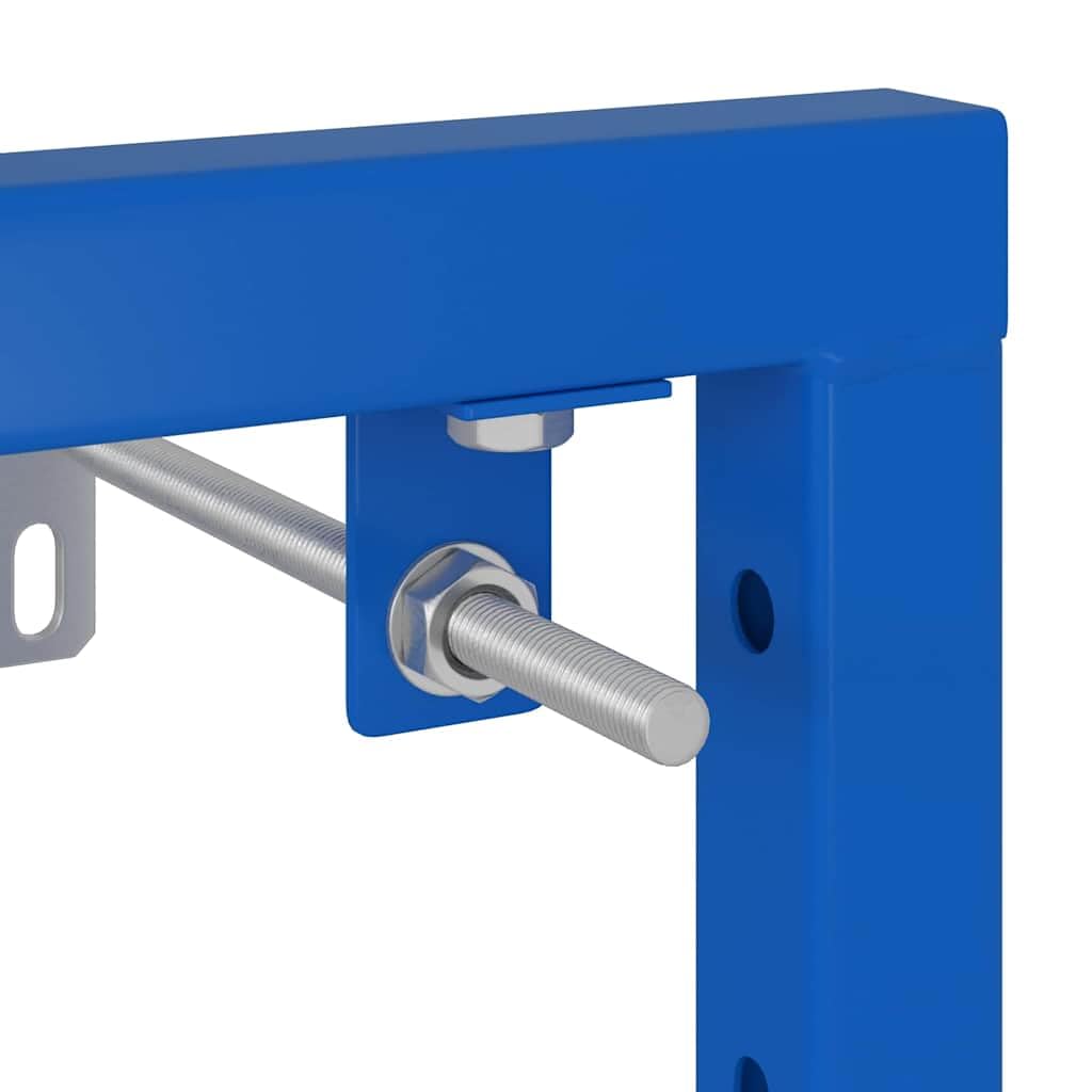 INLIFE Badezimmer Wandstütze Blau 50 x 17.5 x 136 cm Stahl,Heim & Garten,Badzubehör,Badaufhänger,Blau,9.9 KG,4106574