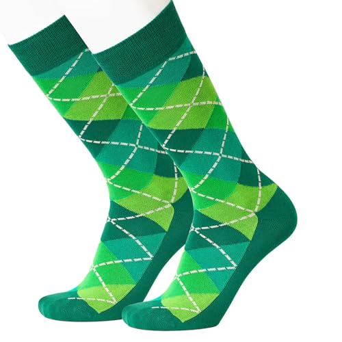 Beau Ties Ltd. of Vermont Argyle Emerald Men's Socks Argyle Emerald Men's Socks