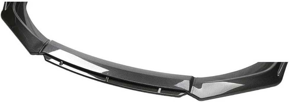 Front Bumper Splitter, for Audi A1 2010-2026 Car Front Bumper Lip Body Splitter Kit Vehicle Lower Front Spoiler Diffuser Body Protection,B/Carbon Fiber Black