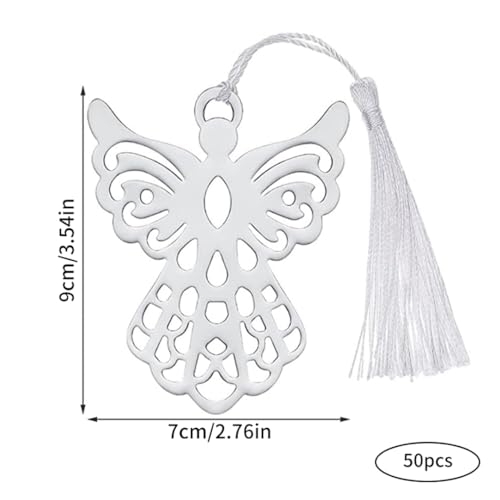 Marcapáginas de ángel de metal para amantes de libros