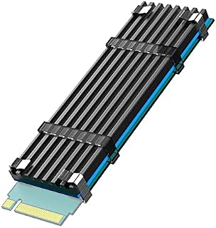 GLOTRENDS M.2 Heatsink PS5 and PC installation for M.2 PCIe NVMe SSD or NGFF SATA M.2 SSD, including M.2 Thermal Pad