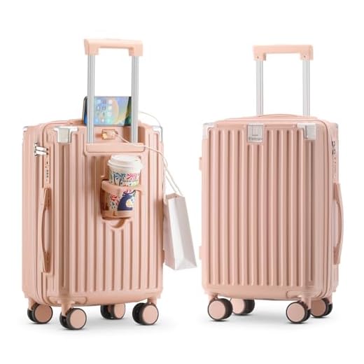 Compact Carry-On Luggage with USB Port