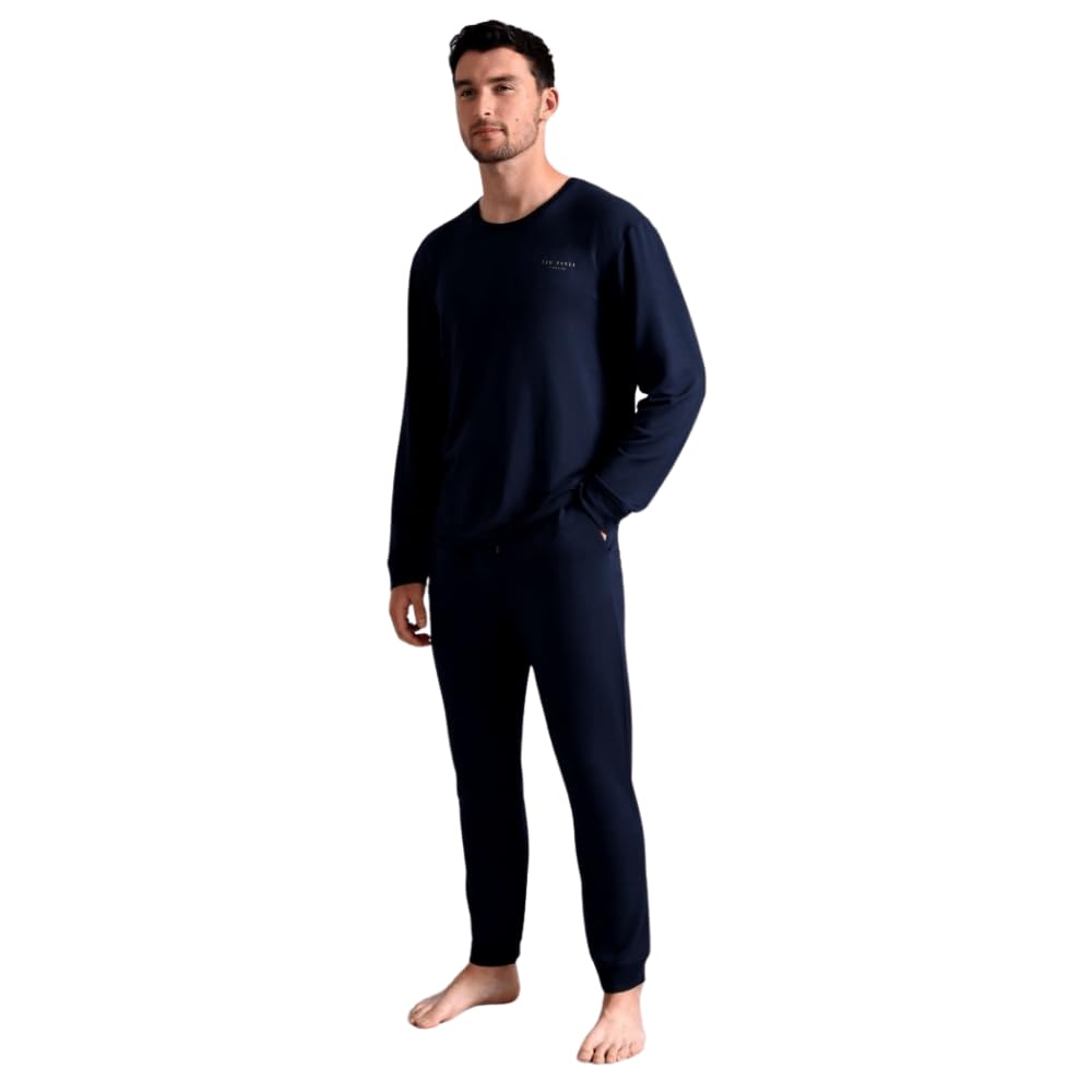 Ted Baker Mens Supersoft Jersey Jogger Sweatpants, Navy-nws-002, S UK