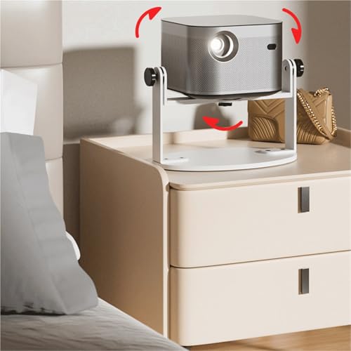 Soporte para proyector inclinable y giratorio para cine en casa con rotación multiángulo 4
