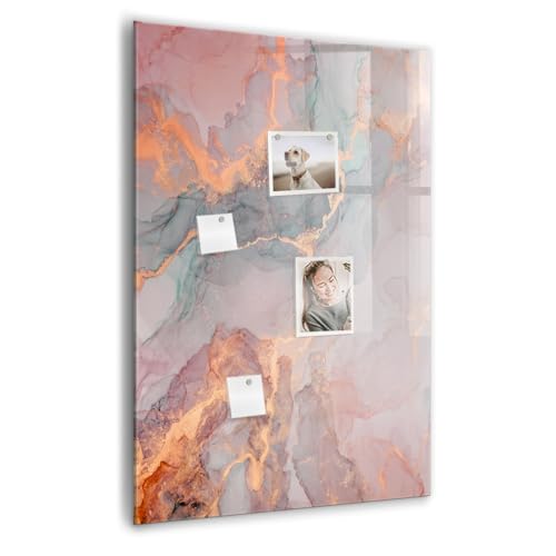 Tableau en verre magnétique résistant aux rayures avec accessoires inclus 70x100 cm