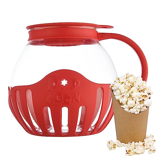 Palomitero Para Microondas | Máquina Para Hacer Palomitas De Maíz | Cuenco Plegable De Silicona Para Palomitas De Maíz De Aire Caliente De Microondas Con Tapa Y Asas