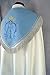 Vestment Marian style Cope with a matching stole- silver brocade