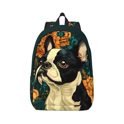 Sac à dos Bouledogue français spacieux pour organiser toutes vos affaires