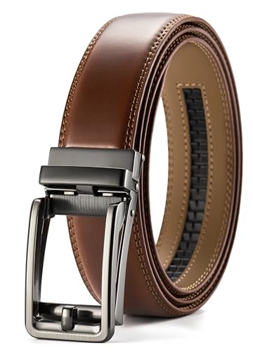 Image of CHAOREN 40mm Ratchet Belt Buckle Only for 1 3 /8 Slide Belt Strap, Automatic Click Buckle Adjustable