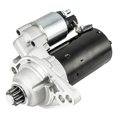 Image of PHILTOP Starter Motor Replacement for Volkswagen Jetta 2.5L Manual,17968N | 2005-2014 for Jetta 2.5L Manual,2006-2009 Rabbit,2006-2010 Beetle 2.5L,10-13 Golf 2.5L,12-14 Passat /Beetle 2.5L 1.4 KW