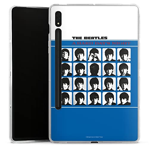 DeinDesign Coque en Silicone Compatible avec Samsung Galaxy Tab S8 Coque Coque pour Tablette A Hard Day’s Night Musique… - Les Beatles, Paul McCartney, John Lennon, RIngo Starr, George Harrison DeinDesign Coque en Silicone Compatible avec Samsung Galaxy Tab S8 Coque Coque pour Tablette A Hard Day's Night Musique…