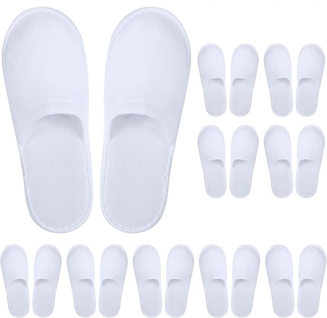 STORE77® Disposable House Slippers for Guests - Bulk Slipper Pack for Hotel, Spa, Travel, Shoeless Folding SPA Slipper Shoes Comfortable Guest Shoes Accessories for Travel Hotel 10 Pairs-image-22