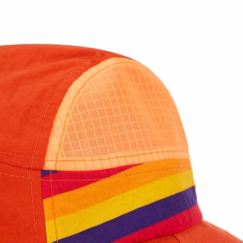 Image of Color-Blocked Fisherman Style Sun Hat for Outdoor Camping, Surfing & Vacations - Wide Brim, UV Protective, Anti-Slip