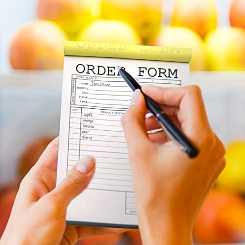 Lesnala-2-Part-Carbonless-Order-Form-Pads-2-pcs50-sets-eachWhiteYellow14x21cm-55-x-826-in-Which-Can-Use-in-Storewarehouseofficerestaurant-and-so-on-as-Sign-receiptSale-FormInvoice-Purchase