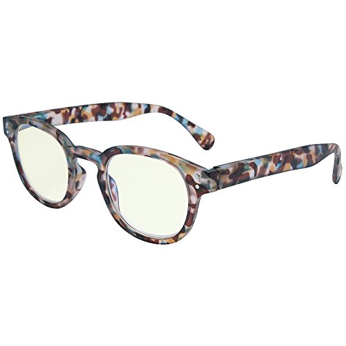 EYEGUARD UV Glare Protection Amber Unisex Spring Hinges Computer Readers Glasses Anti Harmful Blue Rays