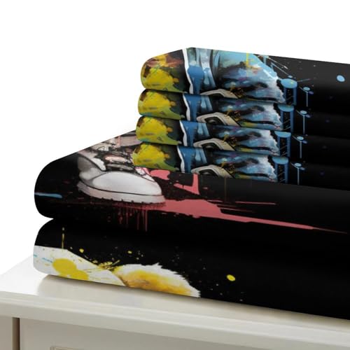 Housse de couette hypoallergénique microfibre douce fermeture éclair parure de lit 260x220