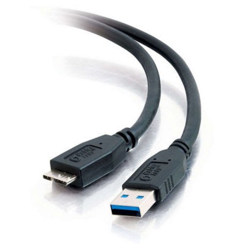 Get Cheap Price C2G USB Cable, USB 3.0 Cable, USB A to Mirco USB B Cable, 3.28 Feet (1 Meter), Black, Cables to Go 54176
