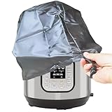 LU2000 Crock Pot Cover, Air Fryer Circle Dust Cover Compatible for Instant Pot RIO 6Qt for GoWISE USA Air Frier Electric Multi-Cooker Jacket,...