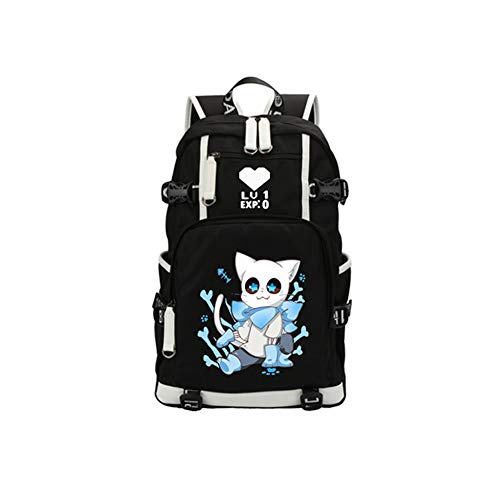 Undertale Game Backpack Student Schoolbag Laptop Bookbag Mochila de Ocio