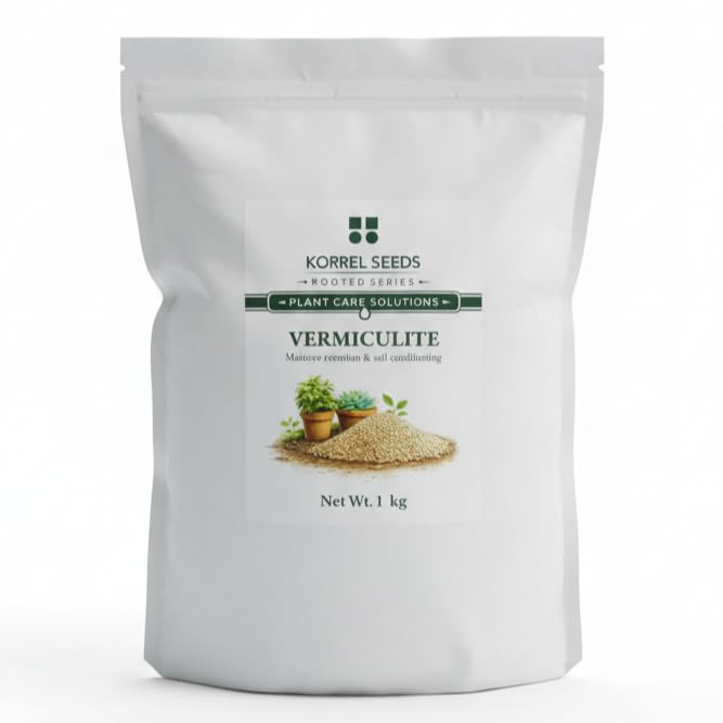 Vermiculite for Plants | Moisture Retention & Soil Conditioning | Ideal for Seed Germination 1 KG-image-23
