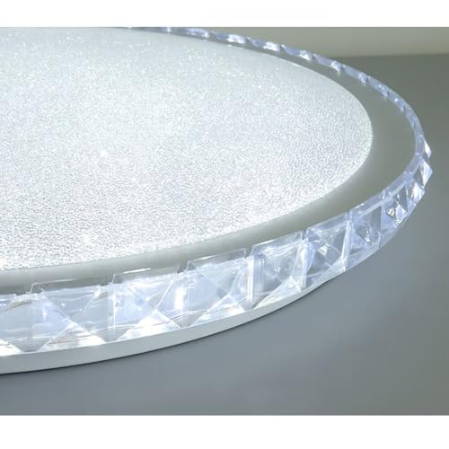 Plafonnier en cristal encastrable rond acrylique dimmable 3 températures - 3