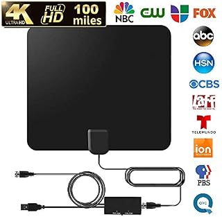 TV Antenna Amplified HD Digital TV Indoor Antenna Support 4K 1080P with Adjustable