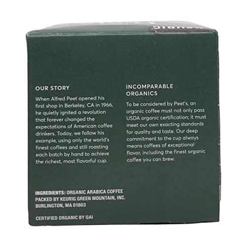 Peet's Coffee, Dark Roast K-Cup Pods For Keurig Brewers - Organic Alma De La Tierra, Usda Organic 10 Count (1 Box Of 10 K-Cup Pods) Packaging May Vary #TOP3