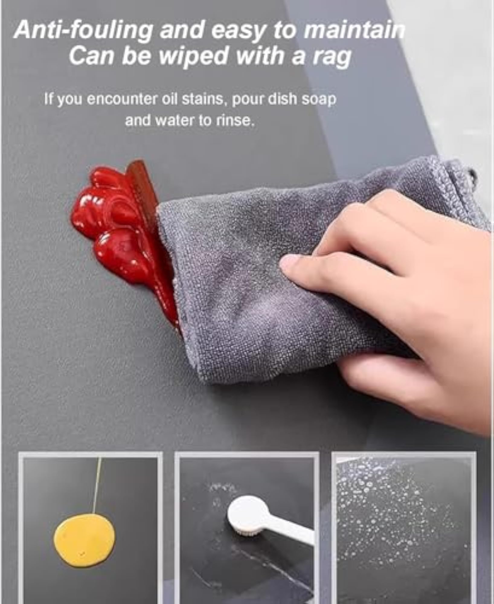 2 Piece Kitchen Mat Set, Super Absorbent Non-Slip