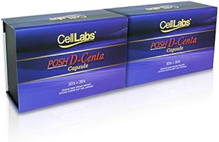 2 Packs CellLabs Posh D-Centa Deer Placenta Stemcell Supplement – High Antioxidants Functional Therapeutic Supplement, Resveratrol, For Immune Support, Skin Health, Well-Being 120 capsule for 4 Months