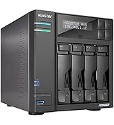 Asustor Lockerstor 4 Gen2 AS6704T - 4 Bay NAS, Quad-Core 2.0 GHz CPU, 4 M.2 NVMe Slots, Dual 2.5G...