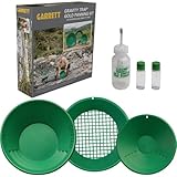 Garrett Complete Gold Pan Kit &ndash; Includes 14&Prime; Trap Pan, Sifter, 10&Prime; Backpacker Pan, Gold Guzzler Bottle, Vials &ndash; Gold Panning Starter Set