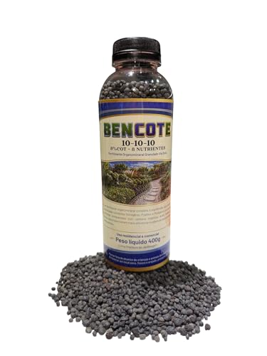 BENCOTE 10-10-10 +8% COT + 8 NUTRIENTES 400 G FERTILIZANTE PARA O...