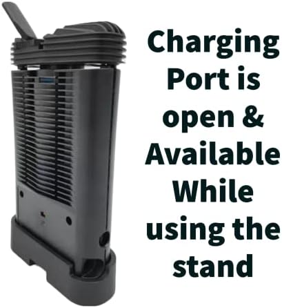 Plastic Stand for Mighty with 25 Screens & Cleaning Brush Set - with Charging Port - Mighty Vaporiser Accessories Kit Set