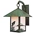 Framburg 4803 AB/MBLACK 5-Light Louvre Flush Mount/Semi Flush Mount