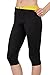 Hanmeimei Women's Hot Sweat Body Shaper Neoprene Thigh Fat Burning Slimming Sauna Suit Calorie Burner For Weight Loss Black