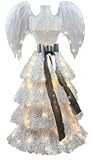 Vixen Angel - Pre-Lit Artificial Christmas Tree, 4 Feet Tall, with 121 Warm White LED Lights (Yard, Christmas, Holiday Decoration Display)