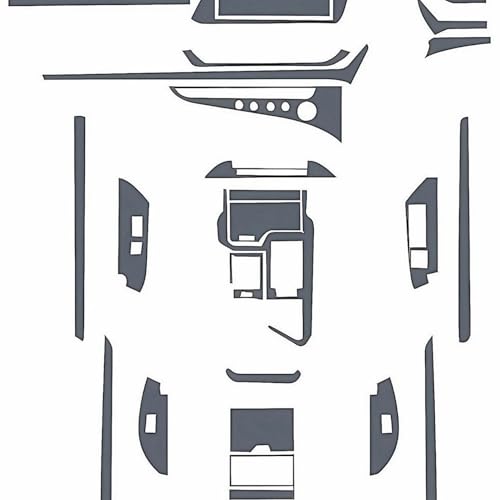 Protector transparente de TPU premium para consola central Lexus ES 2021-2023 RHD 4