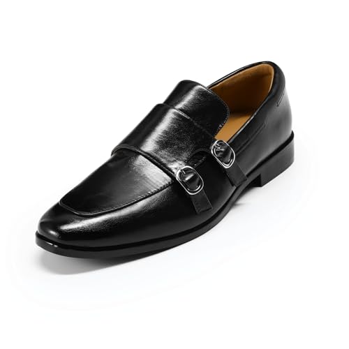 AUSTIN MILL Men’s Black Slip-On Dress Loafers