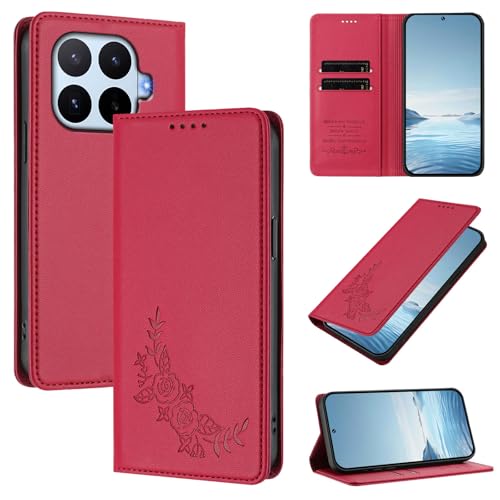 �X�}�z�P�[�X �Ή��@�� for Xiaomi 17T �X�}�z�P�[�X�y�J�[�h�z���_�[�E�E�H���b�g�E�}�O�l�b�g�o�b�N���E�t���b�v�E�X�^���h�@�\�t���zRed