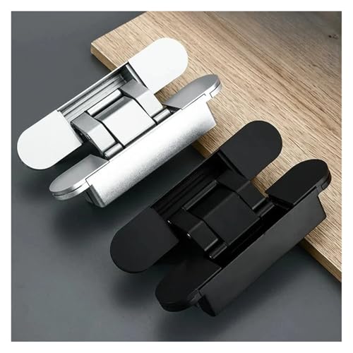 Charnière cachée réglable pour porte en bois design et invisible - 6