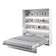 Schrankbett Meblini Bed Concept mit Lattenrost und Stauraum