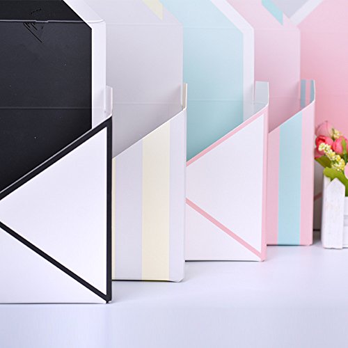 Florist Bouquet Packaging Gift Box Envelop Paper Boxes 5 Counts 7.9X2.8X5.7 Inch (Assorted 5 Patterns) #TOP3