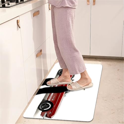 Tapis de bain triangle abstrait doré ultra absorbant 50x80 cm - 7