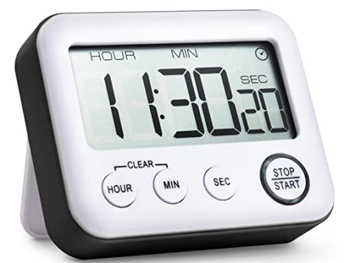 Multi-Function Timer,Count Down + Alarm Clock (Black) #TOP2