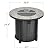 YITAHOME Propane Fire Pit Table 30 Inch Table Top Firepit Round Gas Fire Pits for Outside Patio 50,000 BTU Auto-Ignition Propane Fire Table with Lid, Waterproof Cover, Lava Rock, Hook