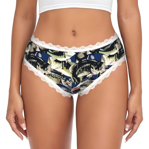 LMNvbz Bragas de encaje para mujer, suaves, transpirables, de cobertura completa, elásticas, para un uso diario cómodo, blanco, XL